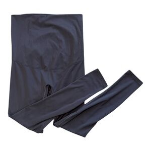 High-Waisted Charcoal Grey Maternity Leggings Size Small